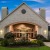 a house with a large front yard